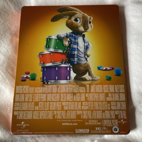 ILLUMINATION | “Hop” | Tin | Dual Pack | DVD/Blueray | Easter Movie | Universal - Picture 2 of 8